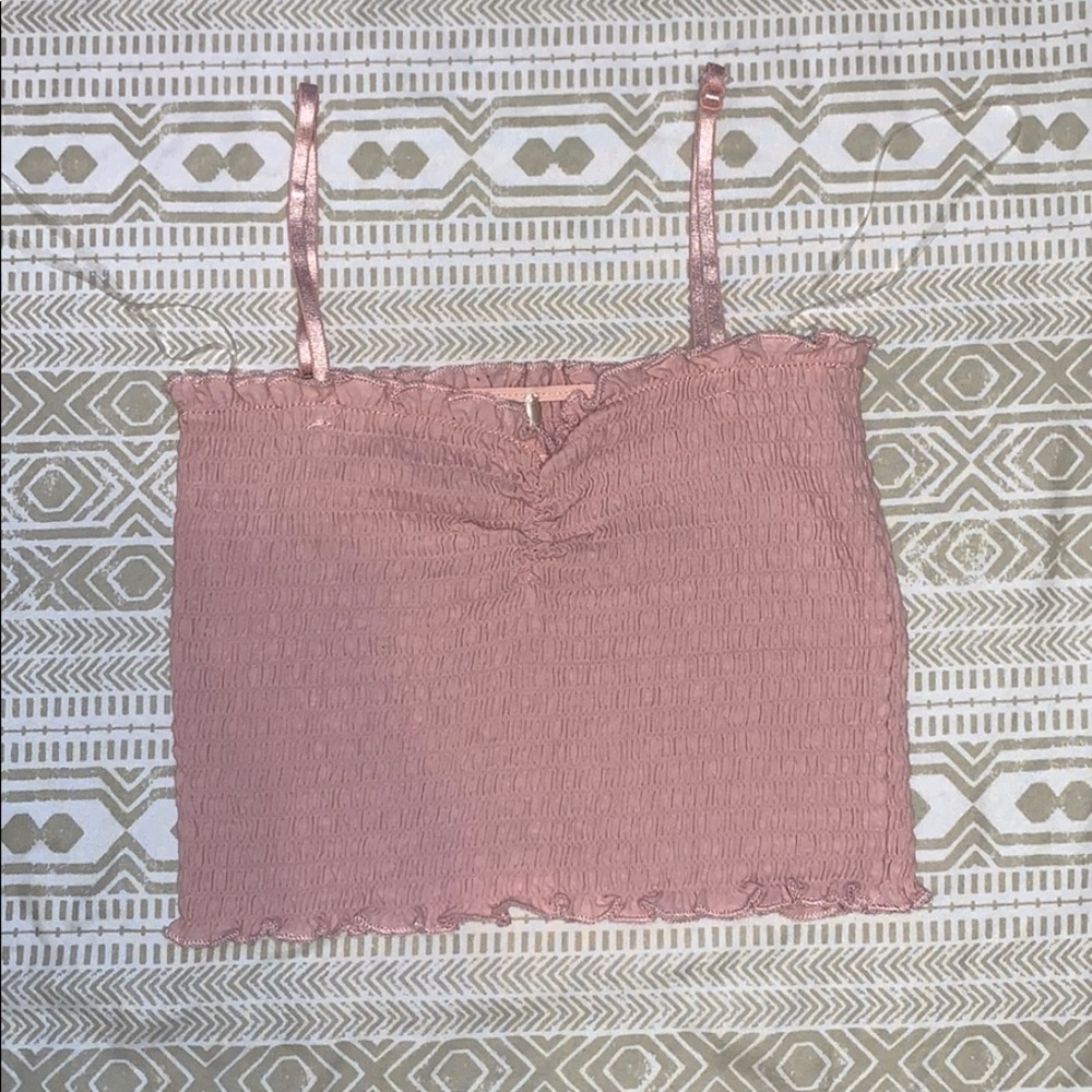 Light pink crop top
